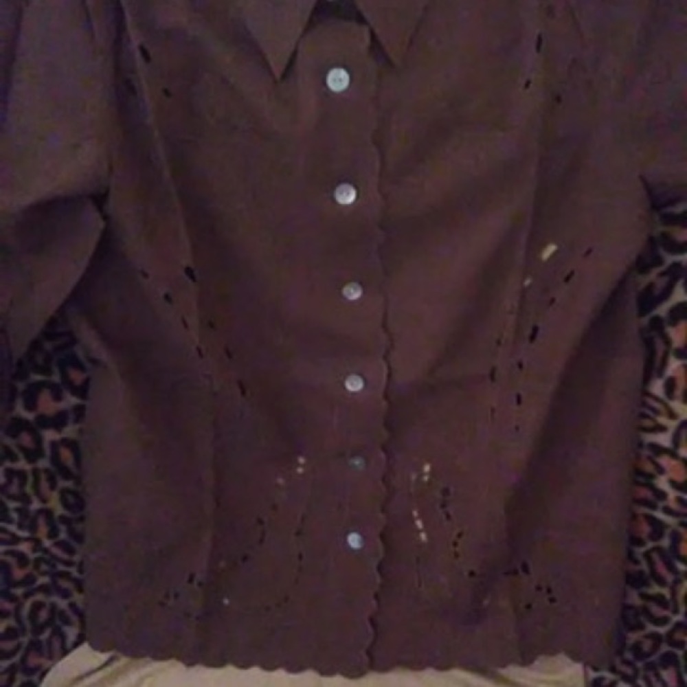 Button up and tank top set